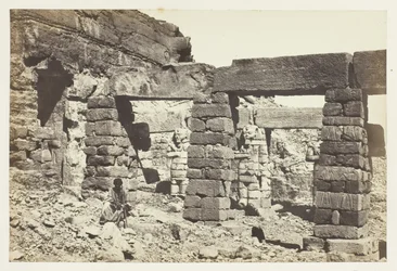 Portique du temple de Cerf Hossayn, Nubie