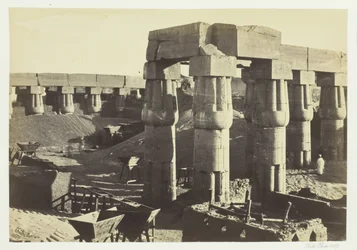 Partie du Grand Temple Les Magasins du Gouvernement, Louxor