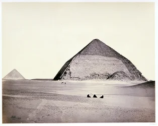 Les pyramides de Dahchour, vues du sud-ouest