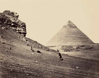 La deuxième pyramide vue du sud-est