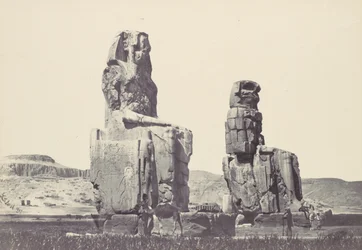 Les Statues de Memnon. Plaine de Thèbes