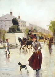 Scène de Rue à Paris, 1890