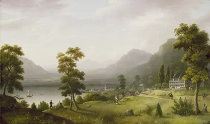 Taverne de Carters à la tête du lac George, 1817-18