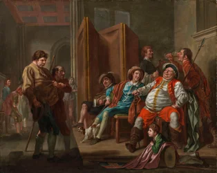 Falstaff recrute des soldats dans « Henri IV », deuxième partie, acte III, de Shakespeare