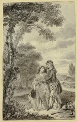 Illustration de Roderick Random, par Tobias Smollett