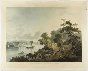 Vue de Hillbank sur la Tamise près de Londres