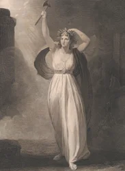 Cassandra en délire, Shakespeare, Troilus et Cressida, Acte 2,..., première publication 1795, réédité 1852