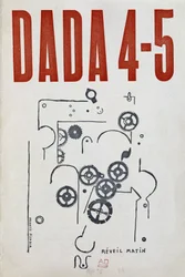 2e couverture de "Dada 4-5" de Picabia (1879-1953), collection littéraire et artistique, juillet 1917.