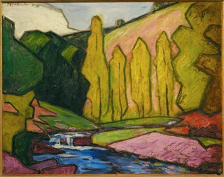 Sur les bords de la Creuse (peinture sur toile)