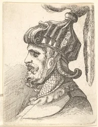 Tête casquée, 1662-78