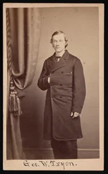 Portrait de George Washington Tryon 1838-1888, vers les années 1860