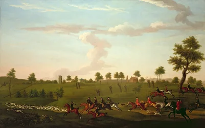 Scène de chasse : Plein cri, c.1755-60