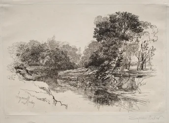 Une rivière en Irlande, 1864