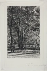 Jardins de Kensington, No. II (grande planche)