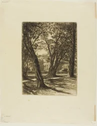 Jardins de Kensington, No. I (petite planche)