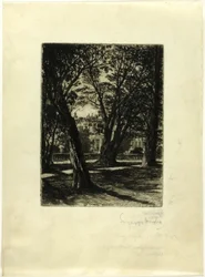Kensington Gardens, No. I (petite assiette)