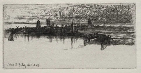 Petit quai de Calais, 1865, 3h du matin