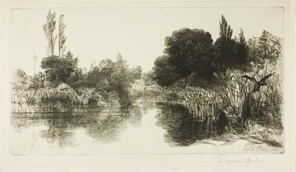 Étang de Shere Mill, n° II (grande planche)