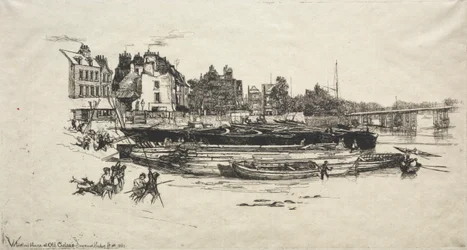 Maison de Whistler à Old Chelsea, 1863