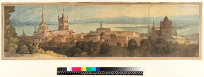 N° 1483 Vue de Lausanne, 1781