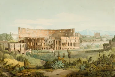 Le Colisée depuis les collines Caelian, 1799