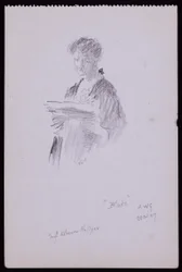 Portrait de Mlle Eleanor Hellyer