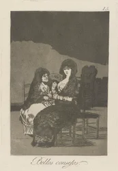 Beaux conseils, pl. 15 de la série Los caprichos