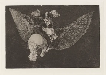 Disparate volante (Folie volante), également connu sous le nom de Reniego al amigo que cubre con las alas y muerde con el pico (Renonce à l