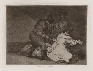Esto es malo, Planche 46 des Désastres de la guerre