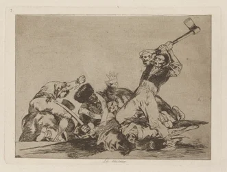 Lo mismo, pl. 3 de la série Los desastres de la guerra