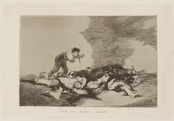 Para eso habeis nacido, pl. 12 de la série Los desastres de la guerra