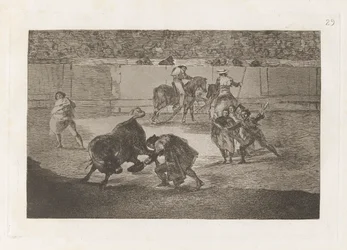 Pepe Illo faisant la passe au taureau