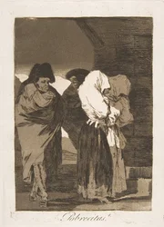 Planche 22 des Caprices : Pauvres petites filles ! Pobrecitas!, 1799