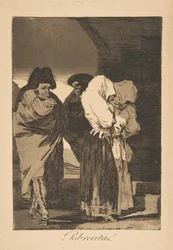 Planche 22 de Los Caprichos : Pauvres petites filles !, 1799, impression posthume