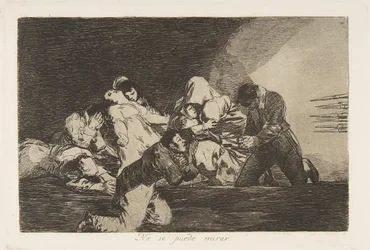 Planche 26 des Désastres de la guerre : Un..., 1810-20, publié en 1863