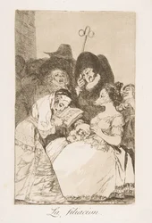 Planche 57 de Los Caprichos : La filiation, 1799