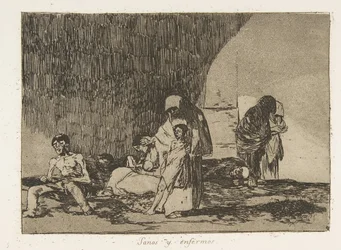 Planche 57 des Désastres de la guerre : Th..., 1811-12 publié en 1863