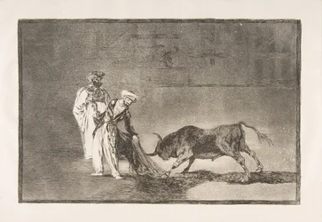 Planche 6 de «La Tauromachie» : Les Maures font dans l