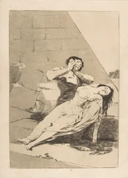 Planche 9 de Los Caprichos: Tantale, 1799