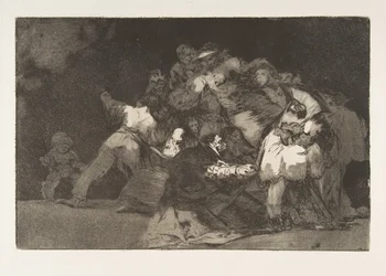 Planche 9 des Disparates : Folie générale, vers 1816-23 publié 1864