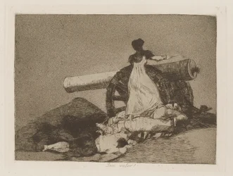 Que valor! (Quel courage!), pl. 7 de la série Los desastres de la guerra (Les désastres de la guerre)
