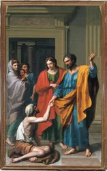 Saint Pierre et Saint Jean guérissant le paralytique, 1783