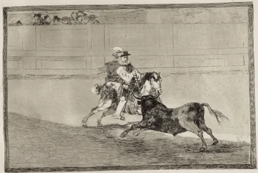 Un chevalier espagnol à cheval dans l