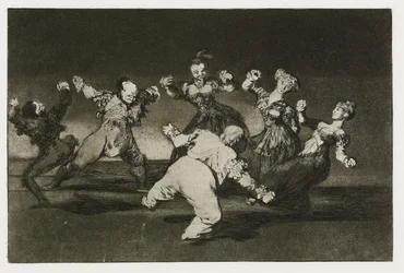 Folie joyeuse (Disparate alegre), Planche 12 de "Los Proverbios", c.1819-24