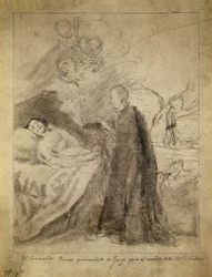 Saint François Borgia au chevet d