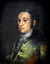Autoportrait avec lunettes, vers 1800