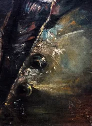 Autoportrait aux lunettes, vers 1800 (huile sur toile)