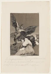 Soplones, planche de "Los Caprichos"