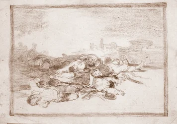Les Désastres de la guerre : Et bien plus encore (dessin préparatoire)