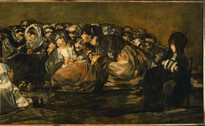 Sabbat des sorcières ... (peinture sur toile)